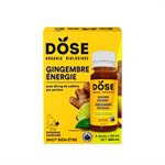 Dose Ginger Lime & Guayusa Energy Shot 4x60ML