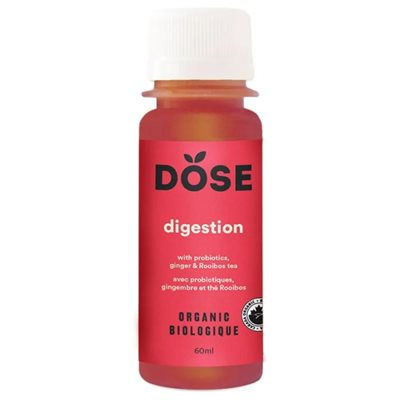 Dose Digestion aux probiotiques, thé au gingembre et au rooibos 60ml Dose Digestion aux probiotiques, thé au gingembre et au rooibos 60ml