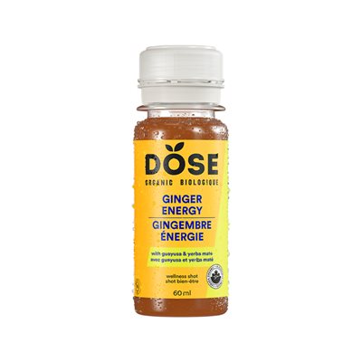 Dose Shot énergie Gingembre Lime Guayusa 60Ml