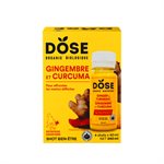 Dose Organic Ginger &Turmeric 4X60Ml