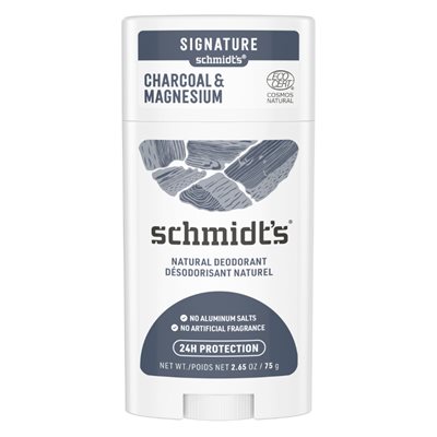 Schmidt's Naturals Charcoal + Magnesium Signature Deo 75g