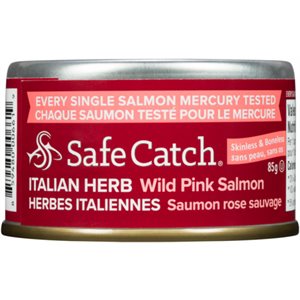 Safe Catch Saumon Rose Sauvage Herbes Italiennes 85 g