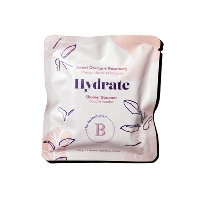Bathologist Hydrate Shower Steamer Singles- Sweet Orange + Rosemary 115g