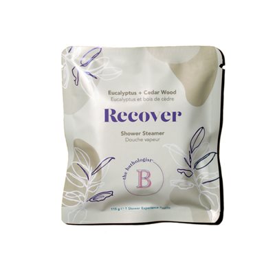 Bathologist Recover Shower Steamer Singles- Eucalyptus + Cedar Wood 115g