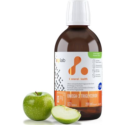 ATP lab Triglycérides oméga-3 Pomme verte 200 ml