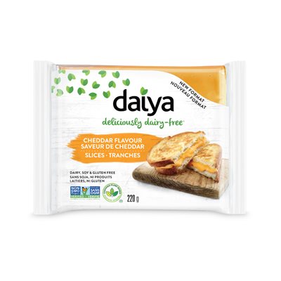 Daiya Saveur De Cheddar Tranches 220G Daiya Saveur De Cheddar Tranches 220G