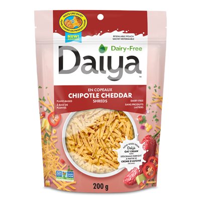 Daiya Chipotle Cheddar Shreds 200G