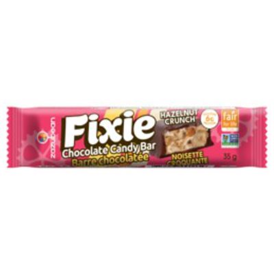 Zazubean Fixie Barre Noisette Croquante 35G