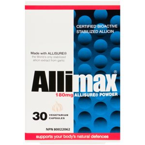 Allimax Poudre Allisure 180 mg 30 Caps