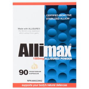 Allimax Poudre Allisure 180 mg 90caps