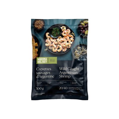 Marina Del Rey Shrimp Wild Caught Argentinian 20 / 40 300g