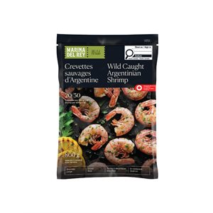 Marina Del Rey Crevettes Sauvages Crues D'Argentine 20 / 30 800G