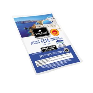 Biobio organic Greek Feta Cheese 200g