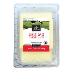 Biobio organic Swiss Sliced Cheese