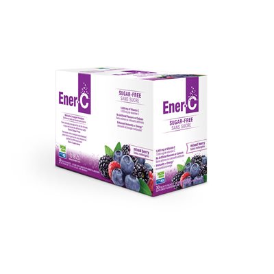 Ener-C Vitamine C Sns Sucre Baies mélangées Ener-C Vitamine C Sns Sucre Baies mélangées