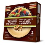 Piccola Cucina Sweetened Almond Pie Shell 2 Ready to Bake Pie Shells 280 g 
