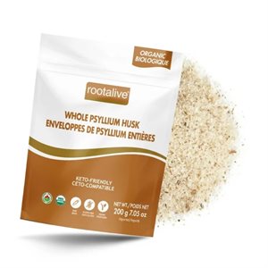 Rootalive Organic Psyllium Husk Whole 200g