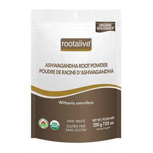 ROOTALIVE Organic Ashwagandha Root powder 200g