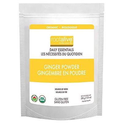 Rootalive poudre de Gingembre bio 200g