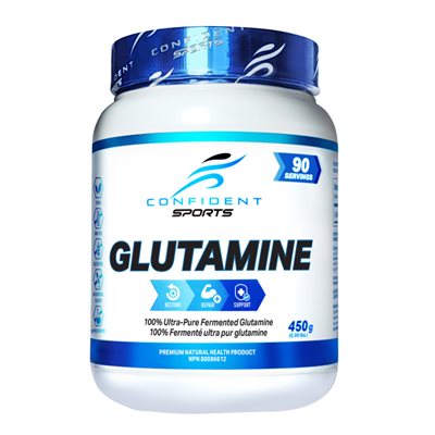 CONFIDENT SPORTS 100% FERMENTÉ ULTRA PUR GLUTAMINE 450 GR