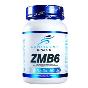 CONFIDENT SPORTS ZMB6 (ZINC-MAG-B6) 120CAPS 