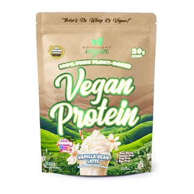 CONFIDENT VEGAN VANILLA BEAN LATTE PROTEIN 907g