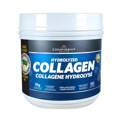 CONFIDENT HEALTH HYDROLIZED COLLAGEN UNFLAVORED 300g