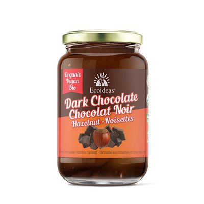 Ecoideas Organic Dark Chocolate Hazelnut Spread 300G 300g