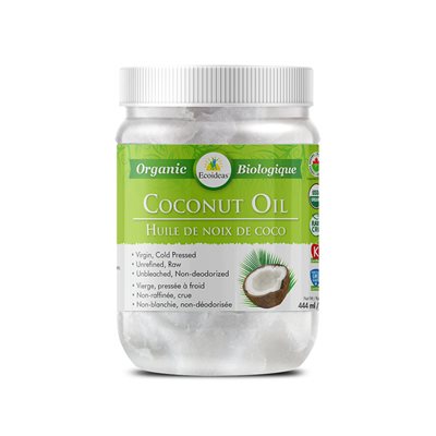 Ecoideas Organic Raw Coconut Oil 445Ml 445ml