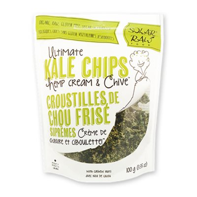 Ultimate Kale Chips - Hemp & Cream Flavoured 100g