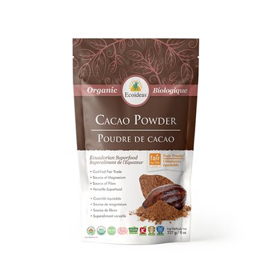 Ecoideas Poudre Cacao 227G