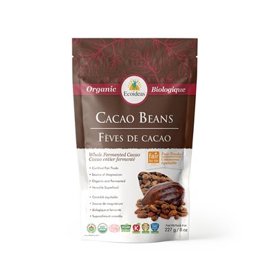 Ecoideas Feves De Cacao Bio Fermenté 227G