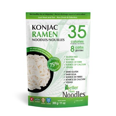 Nouilles sans drainage de konjac