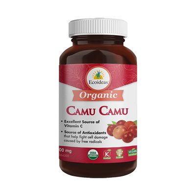 Ecoideas Camu Camu Organic 60Vcaps 60un