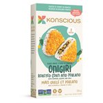 KONSCIOUS FOODS MAÏS GRILLÉ ONIGIRI À BASE DE PLANTES 204G   