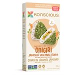 KONSCIOUS FOODS ONIGIRI AU CURRY VÉGÉTAL JAPONAIS À BASE DE PLANTES 204G   