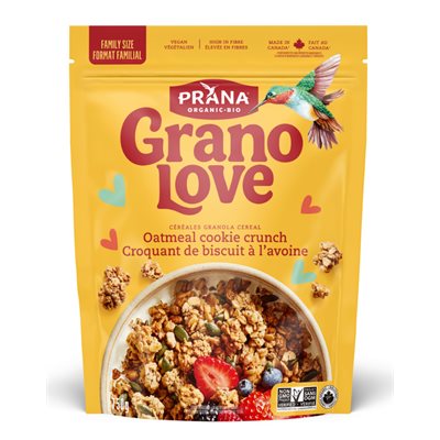 Prana Granolove Organic Oatmeal Cookie Crunch 750g