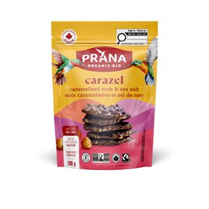 écorces de chocolat noir : Carazel - Noix caramélisées avec sel de mer
