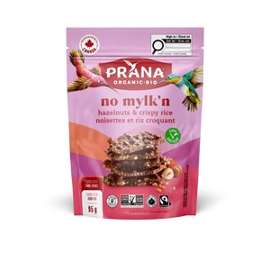écorces de chocolat noir : No Mylk'n - Noisettes et riz croquant