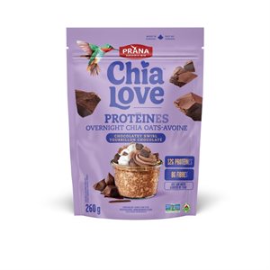 Prana Organic Overnight Oats with Chia -Chocolatey Swirl Flavor 260g