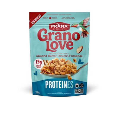 Prana Granolove Protéines - Beurre Amande 300g