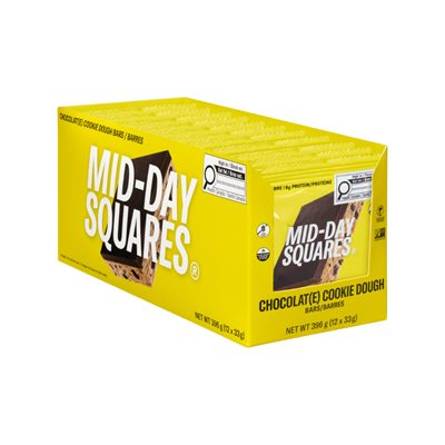 Mid-Day Squares Cookie Dough Refrigerated Bar 12x33g