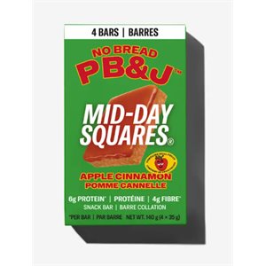 Mid Day Square Pb&J Sans Pain Pomme Cannelle 4x35g