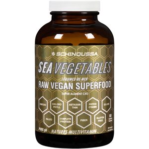 Schinoussa Sea Vegetables Raw Vegan Superfood Natures Multivitamin 240 Vegcaps