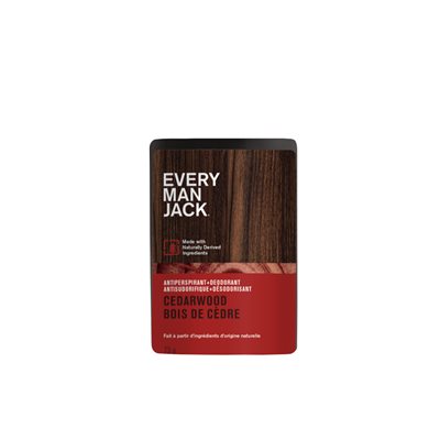 Every Man Jack Anti-transpirant et déodorant Bois De Cedre 73g