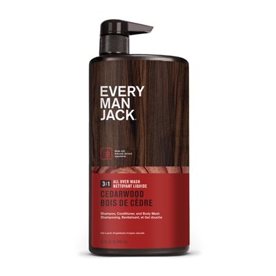 Every Man Jack 3-en-1 Corps & Cheveux - Cèdre 852ml