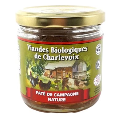 Charlevoix Organic Country Pate Nature