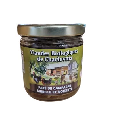 Charlevoix Bio Pâté Morilles Et Noisettes