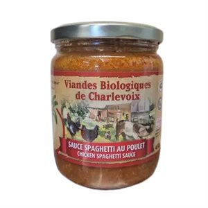 Charlevoix Organic Chicken Spaghetti Sauce 450 g