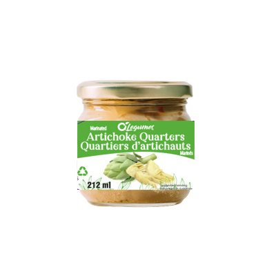 O'Legumes Artichoke Quarters Marinated 212ML.